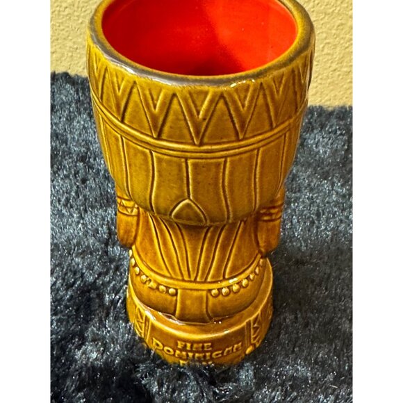 Munktiki Imports Ceramic Tiki Glass Tumbler Design By Nene Gonzalez - Picture 5 of 8
